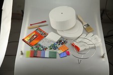 Professional Large Microwave Kiln Kit 14pcs Set  DIY Jewelry Glass Fusing Kiln