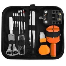Watch Repair Kit with Tools & Case for Watchmakers Strap & Clock Lid
