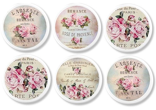 Shabby chic pink rose - shabby,