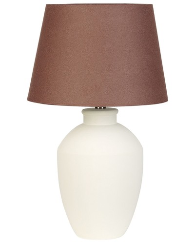 Ceramic table lamp white arcos - white,