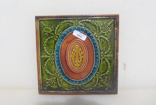 Victorian ceramic tile floral - victorian,