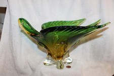 VINTAGE CHALET ART GLASS CENTR
