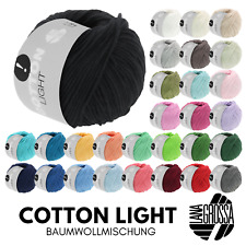 Lana Grossa COTTON LIGHT ACTION! 50g Lightweight, Multifilever Cotton Blend 123m