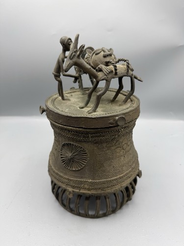 Vintage african brass gold - african,