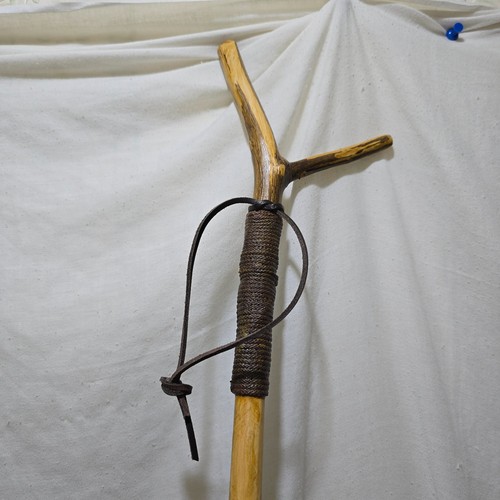 Hazel thumb stick - stick, walking