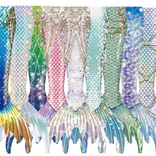 Girls Women Mermaid Tail