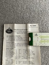 Vintage Slide Rule Faber