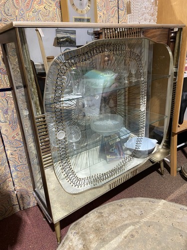 Atomic era display case - atomic,