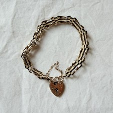 Vintage Sterling Silver 3 Gate