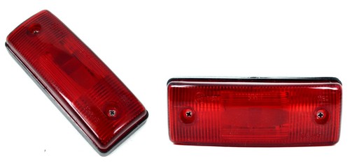 Red rear side marker - 2x,