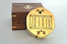 Nautical Antique brass 3 inch Brunton compass best gifted item With wooden box 