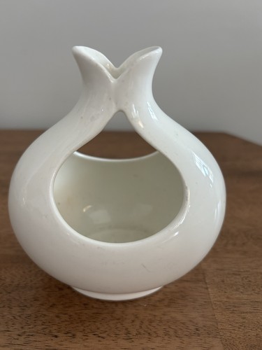Vintage white porcelain candle - vintage,