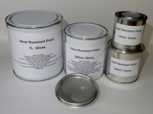 Silver heat resist paint - silver,