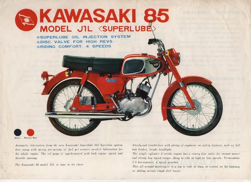 Kawasaki model j1l - kawasaki,