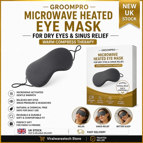 Microwave heated eye - microwave, mask