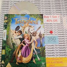Tangled dvd Disc And Art Work only Save £s Eco