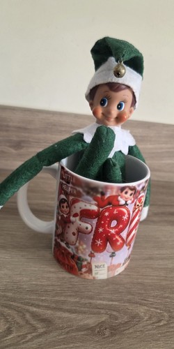 Elf shelf personalised cups - elf,