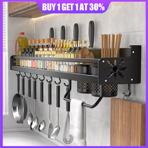 Kitchen hook rack wall - kitchen,
