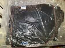 NEW GENUINE FORD FOCUS MK2 RS500 RED STITCHED CARPET FLOOR MATS NOS 1697670