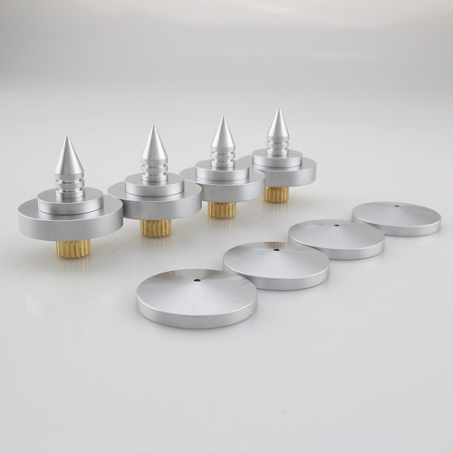 4pcs silver speaker spike - silver,