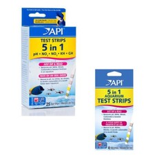API AQUARIUM 5 IN 1 WATER TEST KIT TESTING FRESH OR SALT WATER MARINE FISH TANK