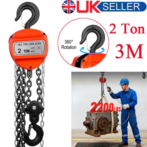 Ton chain hoist block - ton, and