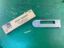 Craftsman Dado blade throat plate insert 113.242820 table saw 10-9/16" x 3"