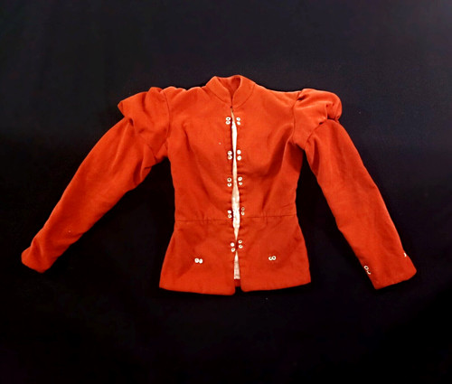 Red medieval doublet late - medieval, doublet,