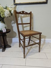 Cane seated antique chair - cane,
