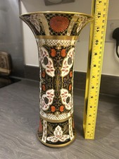 Abbeydale Tall vase First quality FREE  UK P&P