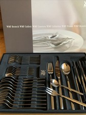 WMF Logo Cromargan Germany Stainless Cutlery 6 Person 30 Pieces Top Condition