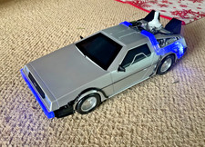 Back to The Future Popcorn Bucket DeLorean car Rare Light up