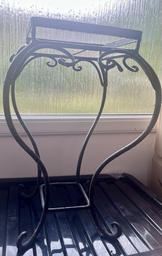 Iron plant stand - iron,