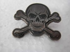 Skull and crossbones pin
