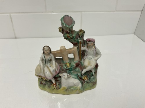 Staffordshire antique couple - antique,