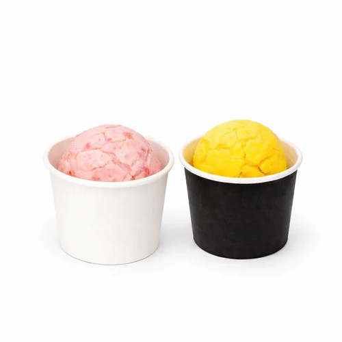Ice cream cup - cream, or