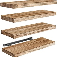 Floating Shelves Wooden Wall