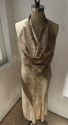 Zara gold halter cowl - gold,