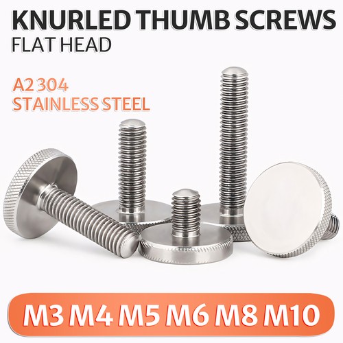 Knurled thumb screws - knurled,