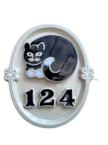 Vintage ceramic house - , number