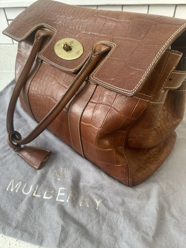 Mulberry bayswater croc print - bayswater,