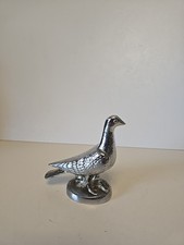 METAL PIGEON CAR MASCOT?  RACING PIGEON CARRIER PIGEON