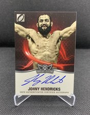 Johny Hendricks On Card Auto /100 Onyx MMA UFC Champion