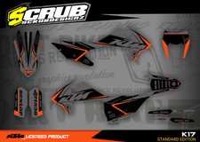 KTM graphics EXC 125 250 300 350 450 500 2017 2018 2019 SCRUB decals XC-W XCf-W