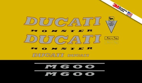 Ducati monster m600 90s - m600, decal