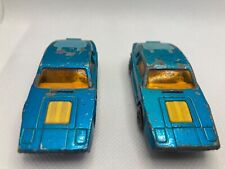 2x MATCHBOX SUPERFAST BLUE No