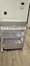 Baby Changing Station Table Top Unit with Drawers Nappy Storage Dresser Babylo