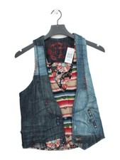 Desigual Women's Coat L Blue