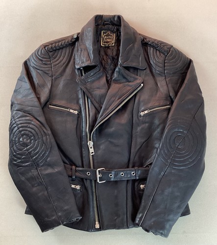 Vintage leather biker - vintage, jacket