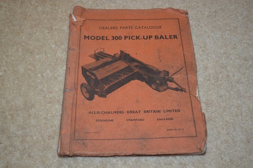 Dealer parts catalogue allis - catalogue,